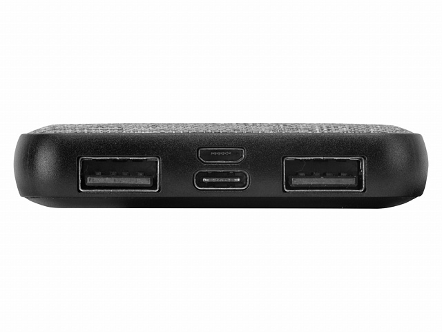 Внешний аккумулятор из rPET «Reborn», 5000 mAh, серый