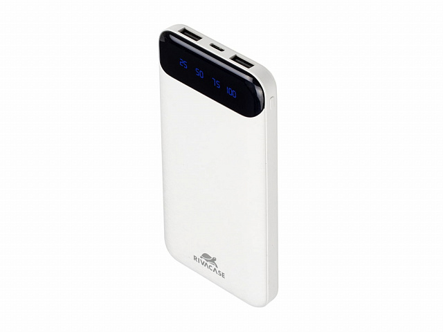 Внешний аккумулятор с дисплеем VA2240, 10000 mAh, белый