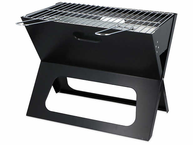 Складной переносной мангал для BBQ «Mangal», черный