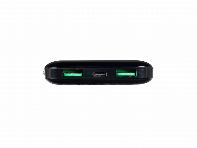 Внешний аккумулятор с дисплеем, 10000 mAh, черный