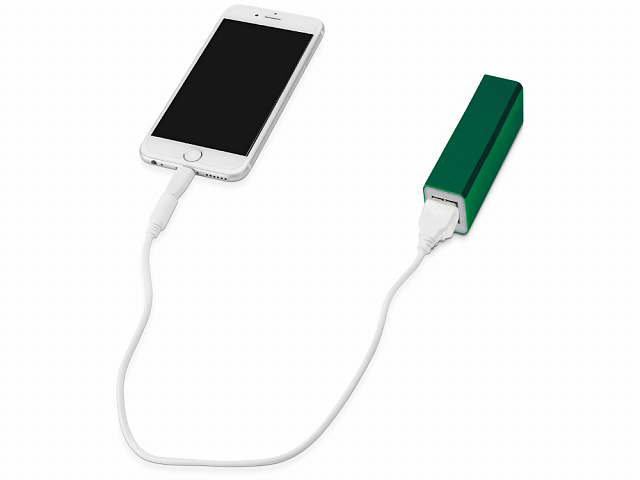 Внешний аккумулятор «Брадуэлл», 2200 mAh, зеленый