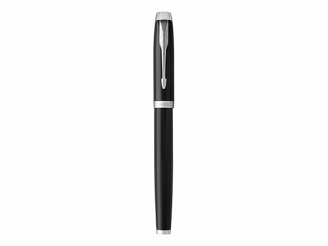 Перьевая ручка Parker IM, F, черный, серебристый