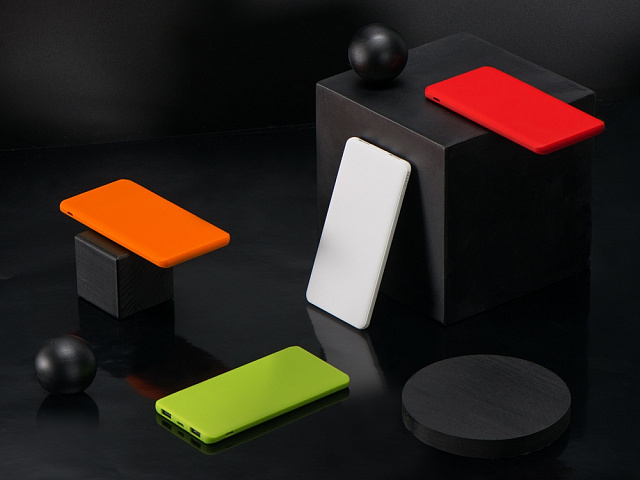 Внешний аккумулятор «Reserve» с USB Type-C, 5000 mAh, зеленое яблоко
