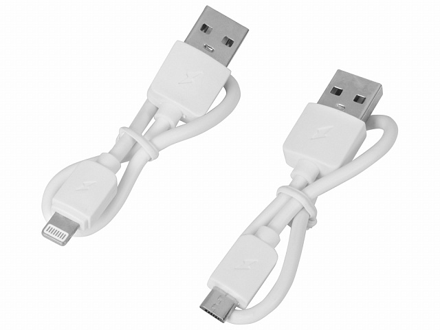 Внешний аккумулятор «Reserve» с USB Type-C, 5000 mAh, зеленое яблоко