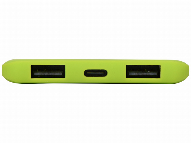 Внешний аккумулятор «Reserve» с USB Type-C, 5000 mAh, зеленое яблоко