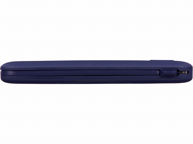 Внешний беспроводной аккумулятор с подсветкой лого «Astro», soft-touch, 10000 mAh, темно-синий