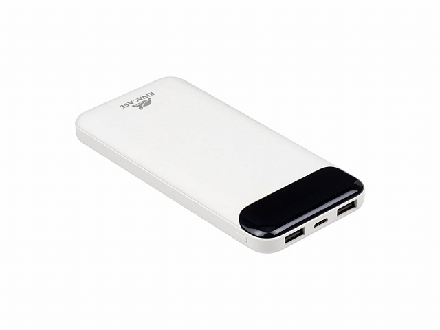 Внешний аккумулятор с дисплеем VA2240, 10000 mAh, белый