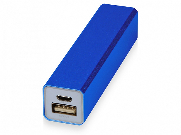 Внешний аккумулятор «Брадуэлл», 2200 mAh, синий, белый