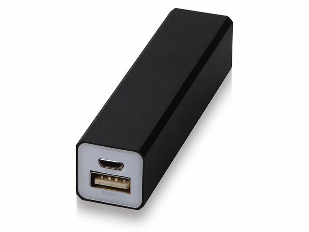 Внешний аккумулятор «Брадуэлл», 2200 mAh, черный, белый