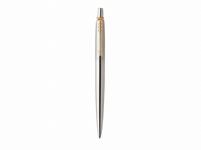 Ручка шариковая Parker Jotter Essential, серебристый, золотистый